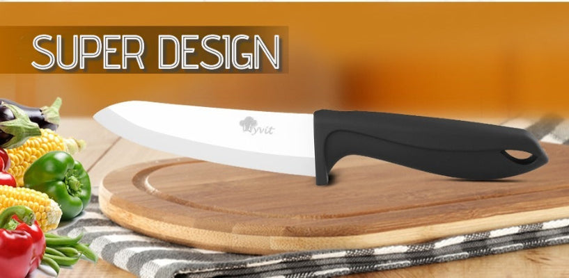 Couteau de cuisine en céramique ultra-tranchant alliant design et performance