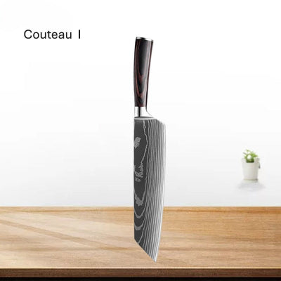 Qualité professionnelle avec un couteau japonais