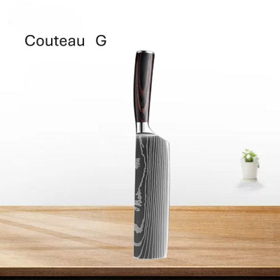 Couteau japonais pour trancher viande et poisson