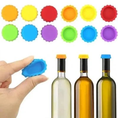 bouchon-en-silicone-pour-bouteille-beercaps-lot-de-douze