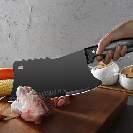 Couteau de cuisine feuille de boucher idéal pour la cuisine gastronomique et traditionnelle